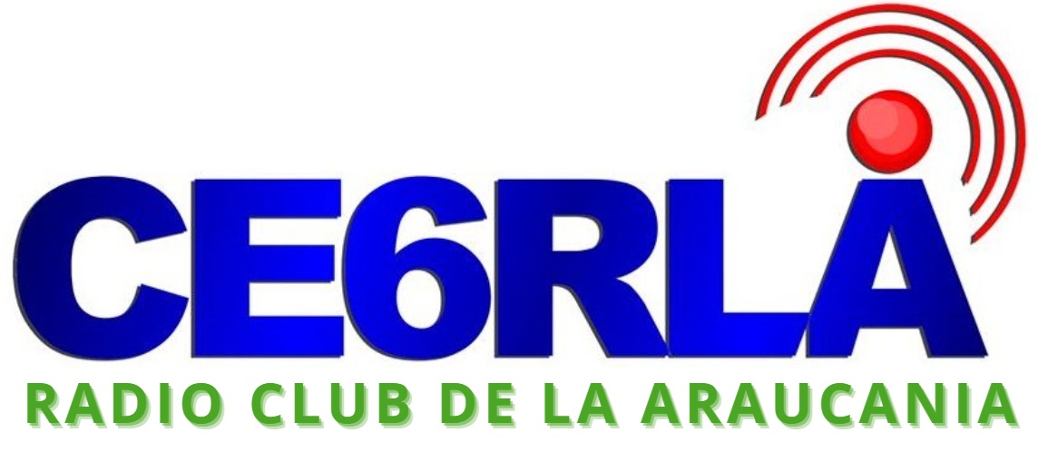 Logo oficial del Radio Club de la Araucanía CE6RLA